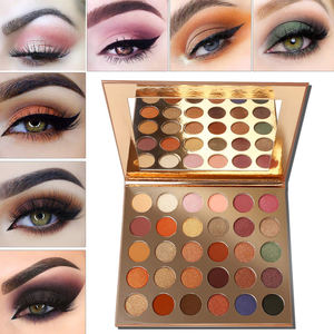 <span class=keywords><strong>Palette</strong></span> d'ombre à paupières imperméable, maquillage multicolore à paillettes, couleurs mates, avec logo OEM, Offre Spéciale - Product Image 6