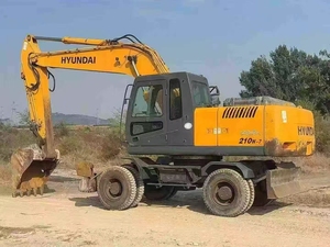 Excavadora Usada Hyundai 210W-7 en Oferta, 21 Toneladas, la Más Vendida, Excavadora de Ruedas Hyundai 210W-9 210w-7 Usada, Fabricada en Corea del Sur - Product Image 4
