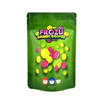 Sacs d'emballage personnalisés en plastique Mylar anti-odeur avec feuille d'aluminium pour bonbons et gommes, pochettes verticales