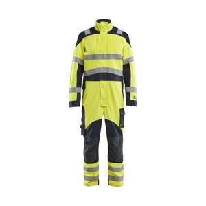 BLAKLADER - 608915123389D104 Salopette haute visibilité inhérente Multinorm Jaune/Bleu marine-VÊTEMENTS DE TRAVAIL RÉSISTANTS AUX FLAMMES EAN 7330509626108 - Product Image 1