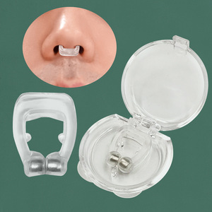 Pince-nez pour la respiration pince-nez respirante avec aimant Silicone <span class=keywords><strong>Anti</strong></span>-<span class=keywords><strong>ronflement</strong></span> dilatateurs nasaux arrêter de ronfler pince-nez - Product Image 1