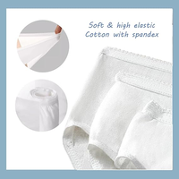 Culottes jetables en coton de qualité stable, stériles et emballées individuellement, élastiques, pour commandes en gros et entreprises de vente au détail