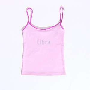 Logo personalizzato Y2k <span class=keywords><strong>vestiti</strong></span> gotico estetica carino <span class=keywords><strong>donna</strong></span> Top <span class=keywords><strong>senza</strong></span> <span class=keywords><strong>maniche</strong></span> canotta Punk lettera cartone animato strass Top - Product Image 6