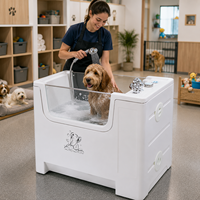 Station de lavage pour chiens en libre-service, luxueuse et sans désordre, pour appartements résidentiels