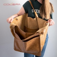 Sacs à main pour femmes Colefa 2026, neufs, style européen et américain simple, en cuir PU souple, décontractés, grande capacité, sacs à main pour femmes