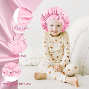 <span class=keywords><strong>Bonnet</strong></span> en satin personnalisé, doux, en soie, avec bande élastique large et attaches, <span class=keywords><strong>bonnet</strong></span> de <span class=keywords><strong>nuit</strong></span> <span class=keywords><strong>pour</strong></span> enfant, <span class=keywords><strong>bonnet</strong></span> de <span class=keywords><strong>nuit</strong></span> <span class=keywords><strong>pour</strong></span> bébé, <span class=keywords><strong>bonnet</strong></span> de <span class=keywords><strong>nuit</strong></span> <span class=keywords><strong>pour</strong></span> filles, <span class=keywords><strong>bonnet</strong></span> de <span class=keywords><strong>nuit</strong></span> <span class=keywords><strong>pour</strong></span> tout-petits, <span class=keywords><strong>bonnet</strong></span> de <span class=keywords><strong>nuit</strong></span> <span class=keywords><strong>pour</strong></span> adolescentes - Product Image 2