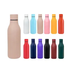 Double Wall Thermos Vacuum Flask Insulated Outdoor Sports Drink Cola Shaped 18/8 Stainless Steel Water Bottles With Custom Logo