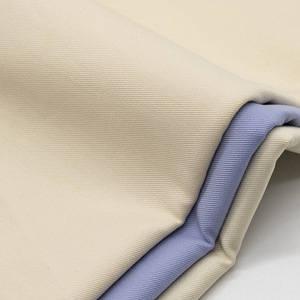 En stock – Tissu sergé peigné en polycoton non élastique, tissé, couleur kaki, pour vêtements de travail industriels - Product Image 4
