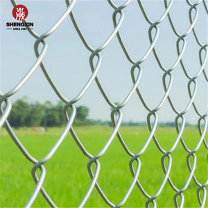 Recinto della rete metallica del collegamento a catena di sicurezza usato galvanizzato immerso caldo della posta quadrata di alta qualità all'ingrosso sostenibile da vendere la fabbrica - Product Image 5