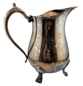 Pichet en métal de Style classique pichet fait main écologique avec poignée verres cuisine table à manger pichet d'eau en métal - Product Image 1