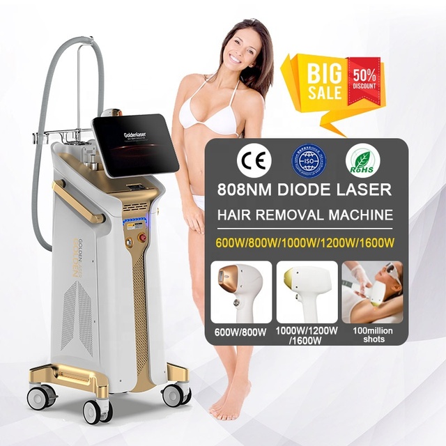 New Medical Beauty 4 Wavelengths 755nm 808nm 940nm 1064nm Diode Laser Hair Removal Machine for Beauty Salons