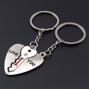 2pcs I Love You Key Chain Women Men Bag Pendant Couple Metal Red Heart Keychains Set <strong>for</strong> <strong>Boyfriend</strong> Girlfriend <strong>Valentine</strong> <strong>Day</strong> <strong>Gift</strong> - Product Image 6