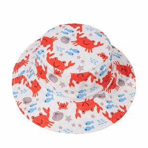 الجملة طفل الشمس دلو القبعات ForToddler قبعة مرنة UPF 50 + واسعة حافة حزام الذقن قبعة صيفية - Product Image 4