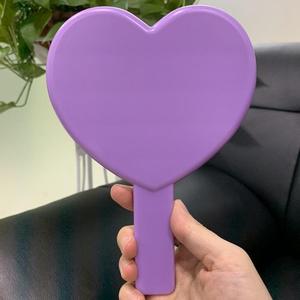 Gương cầm tay mini cổ điển hình trái tim, in logo tùy chỉnh, giá sỉ - Product Image 4