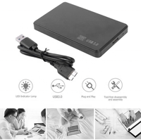 Carcasa Externa para Disco Duro Móvil USB 3.0 de 2.5 Pulgadas, Carcasa Mecánica para Disco Duro SATA, Instalación Gratuita