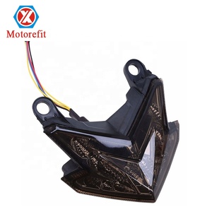 RTS Feu Arrière Moto LED Clignotants Lumières de Frein Arrière Stop Lampe Style Cafe Racer pour <span class=keywords><strong>KAWASAKI</strong></span> <span class=keywords><strong>Z800</strong></span> 2013 2014 - Product Image 1