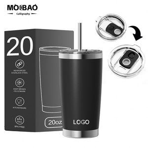 Vaso Térmico de Acero Inoxidable 304 con Aislamiento al Vacío, Tapa Doble para Bebidas, 12oz, para Auto, Libre de BPA, 6-12 Horas de Duración, con Logotipo OEM Promocional al por Mayor - Product Image 2