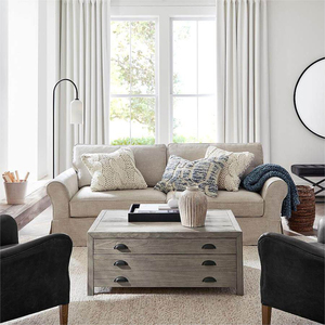 Divano in Tessuto Lavabile Stile Nordico Minimalista per Soggiorno Moderno <span class=keywords><strong>e</strong></span> Semplice di una Guesthouse, Divano a Fila Singola - Product Image 2