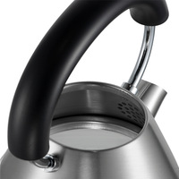 Bouilloire électrique en verre borosilicate de 1,5 L, arrêt automatique, protection contre la surchauffe, grande capacité, bouilloire électrique