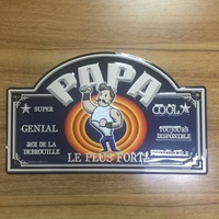 Fábrica al por mayor personalizado EE. UU. Metal en relieve Retro Tin Signs
