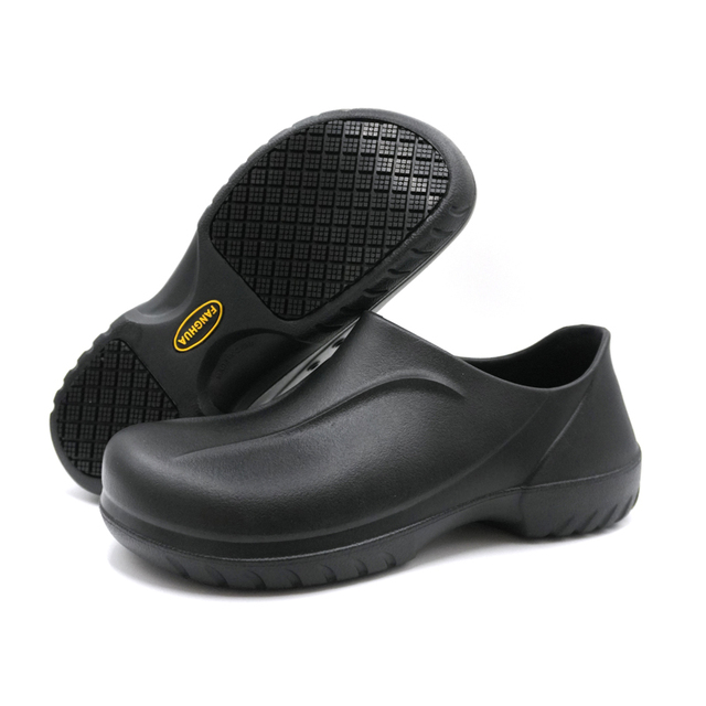 Lightweight Breathable Anti-Slip Chef Shoes Professional Restaurant Kitchen Work Waterproof EVA Thick Sole Oil-Resistant Slip-On