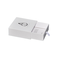 Caja de Regalo Moderna y Ecológica con Cajón, Logotipo Personalizado, Recubrimiento UV, Laminado Mate y Grabado en Relieve para Empaque de Joyería