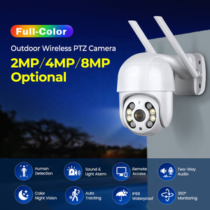 4MP Full HD Intelligent suivi automatique sans fil Icsee dôme PTZ caméra <span class=keywords><strong>360</strong></span> vue panoramique extérieur CCTV sécurité Smart WiFi - Product Image 2
