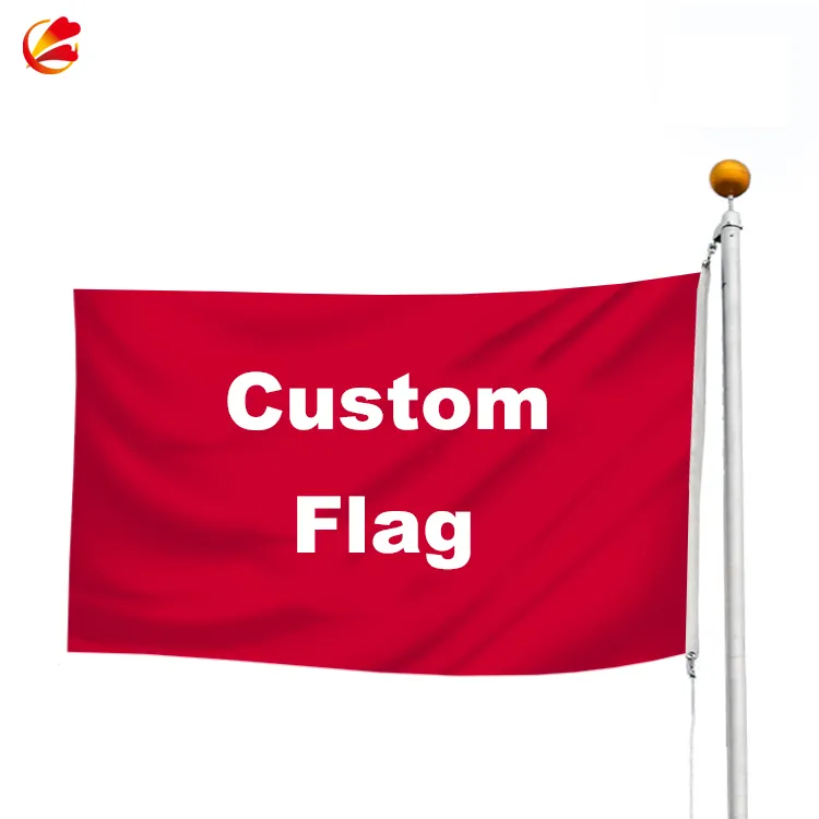 ขายส่งคุณภาพสูง Custom Flag การพิมพ์โลโก้ที่กำหนดเองธง