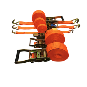 ชุดวงล้อแบบปรับได้-ตะขอสำหรับงานหนักและสายรัดโพลีเอสเตอร์ที่ทนทาน-ความยาว3เมตร-เพื่อความปลอดภัยในการขนส่งสินค้า - Product Image 3