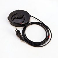Mini ressort de rappel automatique rétractable câble électrique cordon bobine rallonge câble enrouleur pour les applications domestiques