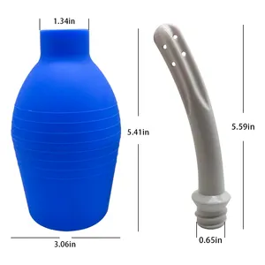 Hot sale cleaning anal vaginal enema vaginal syringe douche with holes enema anal vaginal douche
