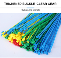 Attache-câble auto-bloquante en nylon de haute qualité de marque JRC certifiée ISO9001, 4*500MM (20 pouces) avec température de fonctionnement de -20 à 85°C
