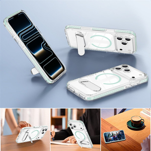 Étui de téléphone magnétique, coque de protection anti-empreintes digitales et anti-chute, étui de téléphone transparent multi-couleurs résistant aux chocs pour MOTO <span class=keywords><strong>G</strong></span> Stylus - Product Image 6