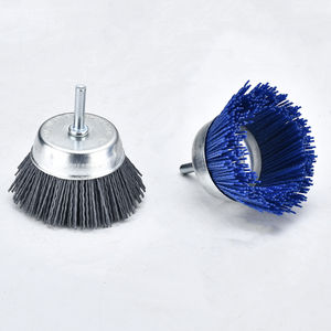 DELUN-Brosses à gobelets assorties en forme de vibratite de 75mm, <span class=keywords><strong>brosse</strong></span> à gobelets en <span class=keywords><strong>nylon</strong></span> à fil <span class=keywords><strong>abrasif</strong></span> <span class=keywords><strong>pour</strong></span> <span class=keywords><strong>perceuse</strong></span> avec <span class=keywords><strong>brosse</strong></span> circulaire à tige de 1/4 pouces - Product Image 4