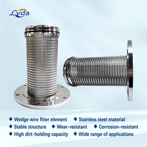 ตะแกรงกรองทรงกระบอกแบบมีร่อง ทำจากสแตนเลส สำหรับกรองท่อ แบบจอห์นสัน ท่อกรองแบบลวดลิ่ม - Product Image 1