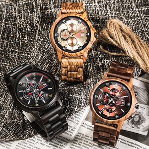 KUNHUANG 1010 Orologi al Quarzo di Lusso <span class=keywords><strong>da</strong></span> Uomo di Marca Top Relogio Masculino <span class=keywords><strong>Orologio</strong></span> <span class=keywords><strong>da</strong></span> <span class=keywords><strong>Polso</strong></span> Analogico al Quarzo <span class=keywords><strong>in</strong></span> <span class=keywords><strong>Legno</strong></span> alla Moda - Product Image 4
