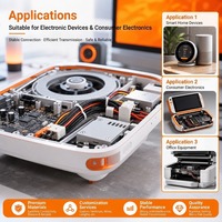 Conectores OEM JST SH GH ZH PH XH de 1.0 y 1.25 mm de paso, arneses de transmisión de señal y conjuntos de cables para equipos electrónicos.