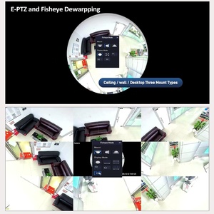Caméra de sécurité panoramique 360° Fisheye 4COVR 8Mp 4K, vision nocturne, audio bidirectionnel, détection de visage par IA, surveillance CCTV filaire PoE - Product Image 5