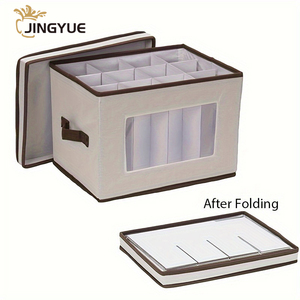 Boîte de rangement pliable portable <span class=keywords><strong>pour</strong></span> verrerie, empilable, <span class=keywords><strong>pour</strong></span> 12 <span class=keywords><strong>verres</strong></span> <span class=keywords><strong>à</strong></span> champagne - Product Image 3