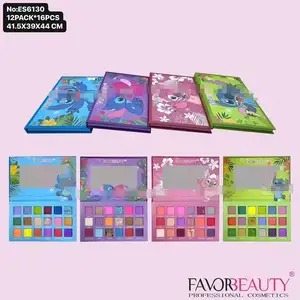 Favor Beauty Cover Fard à paupières 18 nuances Palette d'ombres à paupières nacrées et mates