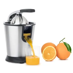 Exprimidor de cítricos de acero inoxidable, exprimidor de naranja comercial automático, máquina Industrial eléctrica