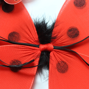 Ali di Coccinella Rossa e Fascia con Antenne, Accessori per Costume da Coccinella per Bambini - Product Image 3