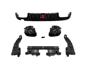 Diffusore Posteriore W205 <span class=keywords><strong>Classe</strong></span> C con Terminali di Scarico per Mercedes-Benz W205 <span class=keywords><strong>Classe</strong></span> C, Kit di Aggiornamento a Diffusore Posteriore Stile <span class=keywords><strong>B</strong></span> - Product Image 1