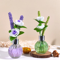 Diffuseur d'ambiance minimaliste de haute qualité pour la maison, parfum longue durée, arrangement floral rose-lavande, aromathérapie