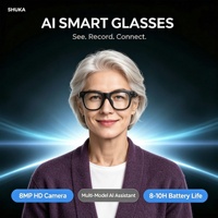 Lunettes Intelligentes IA Premium : Contrôle Tactile et Vocal, Enregistrement Professionnel, Multi-Commandes pour le Divertissement, Autonomie Longue Durée