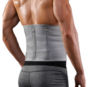 Ceinture de maintien lombaire ajustable avec logo personnalisé, ceinture de maintien de la taille, ceinture de maintien lombaire avec double sangles réglables, pour la transpiration - Product Image 2