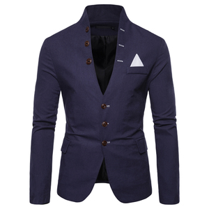 Giacca Blazer Slim Fit da Uomo, Nuova Collezione, Stile Casual e Business, Vendita all'Ingrosso OEM - Product Image 3
