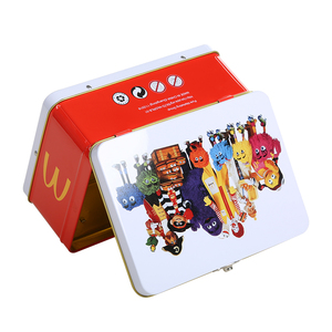 Bán buôn biểu tượng tùy chỉnh ăn trưa hộp thiếc mô hình dễ thương kim loại có thể với xử lý biểu tượng tùy chỉnh cho sử dụng hàng ngày - Product Image 1