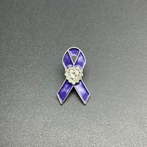 European Style <b>Ribbon</b> Brooch Crystal Rhinestone Zinc Alloy Unisex Gift Bowknot Fashion Pin - Product Image 4