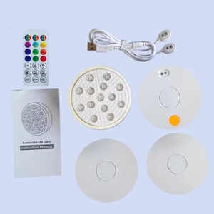 Lampe Submersible Magnétique Rechargeable Flottante IP68 16 Couleurs pour <span class=keywords><strong>Piscine</strong></span> Hors Sol avec Télécommande - Product Image 5